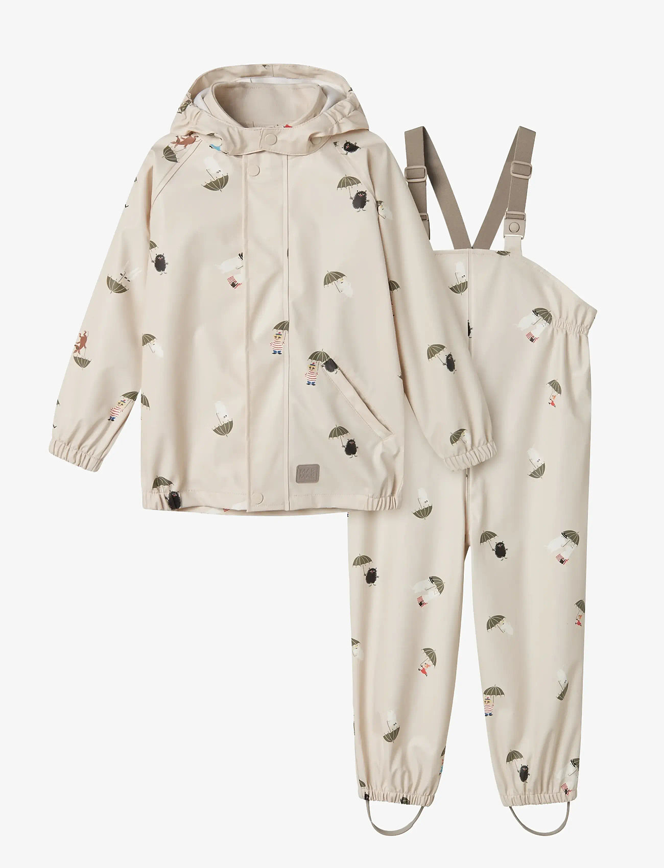 MarMar Copenhagen - Oddy Set - regnsæt - rainy moomin - 1