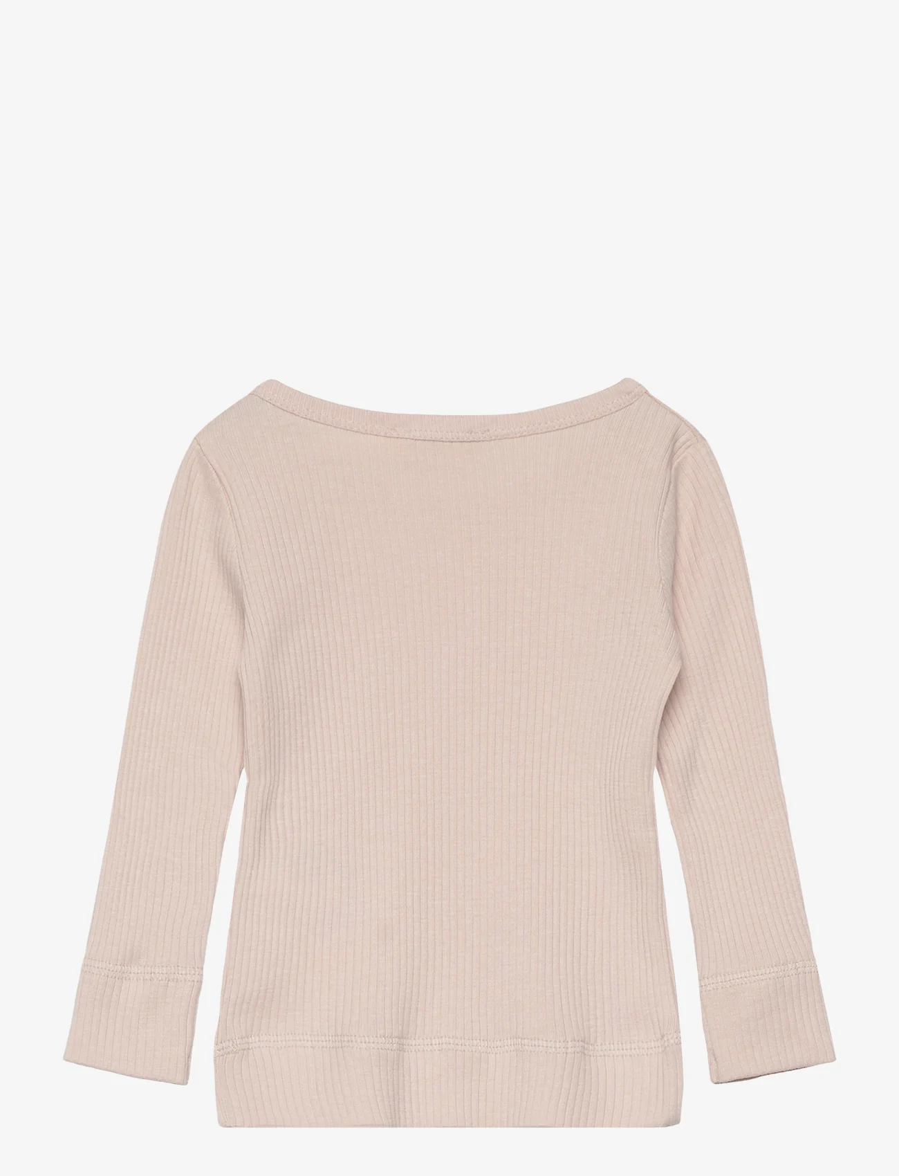 MarMar Copenhagen - Plain Tee LS - pitkähihaiset paidat - powder chalk - 1