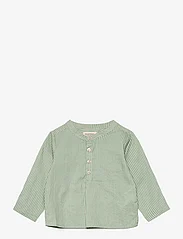MarMar Copenhagen - Totoro - long-sleeved shirts - mint leaf stripes - 0