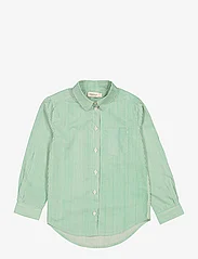 MarMar Copenhagen - Tommy - long-sleeved shirts - mint leaf stripes - 0