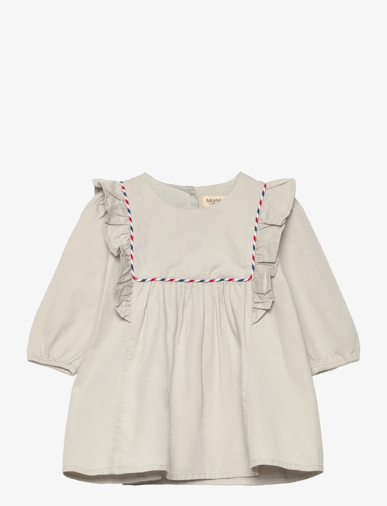 MarMar Copenhagen - Dorvina - long-sleeved baby dresses - pearl grey - 0