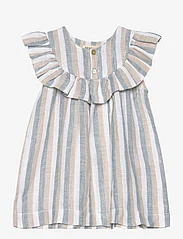 MarMar Copenhagen - Drussa - sleeveless baby dresses - dusty blue stripe - 0