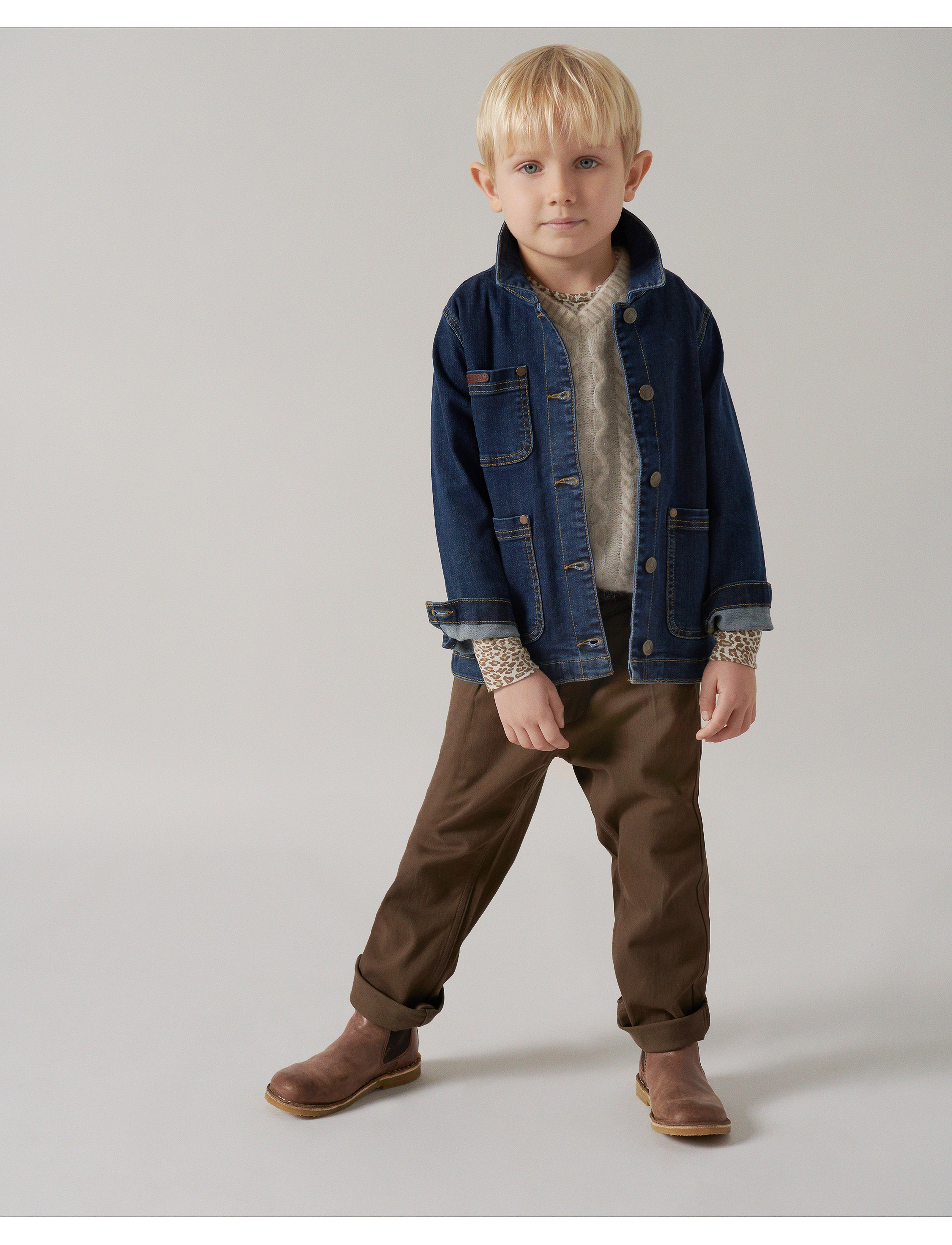 MarMar Copenhagen - Leo Tee - pikkade varrukatega t-särgid - forest brown leo - 3