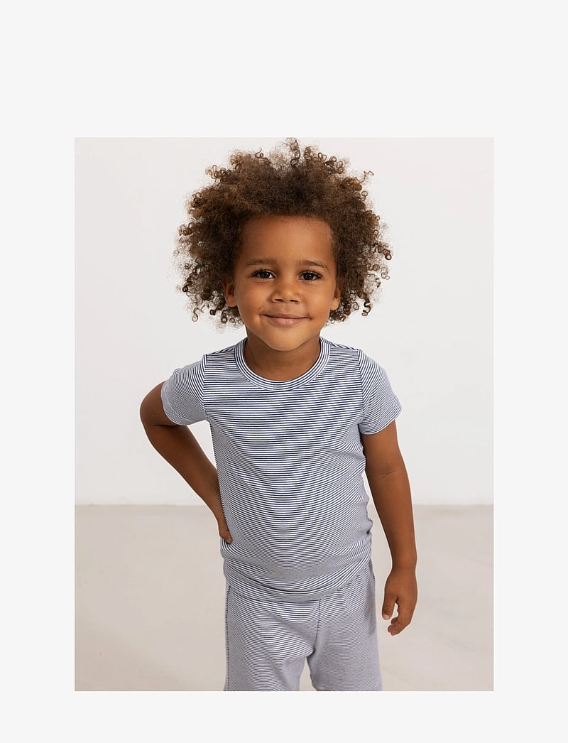 MarMar Copenhagen - Leg - leggings - blue stripe - 1