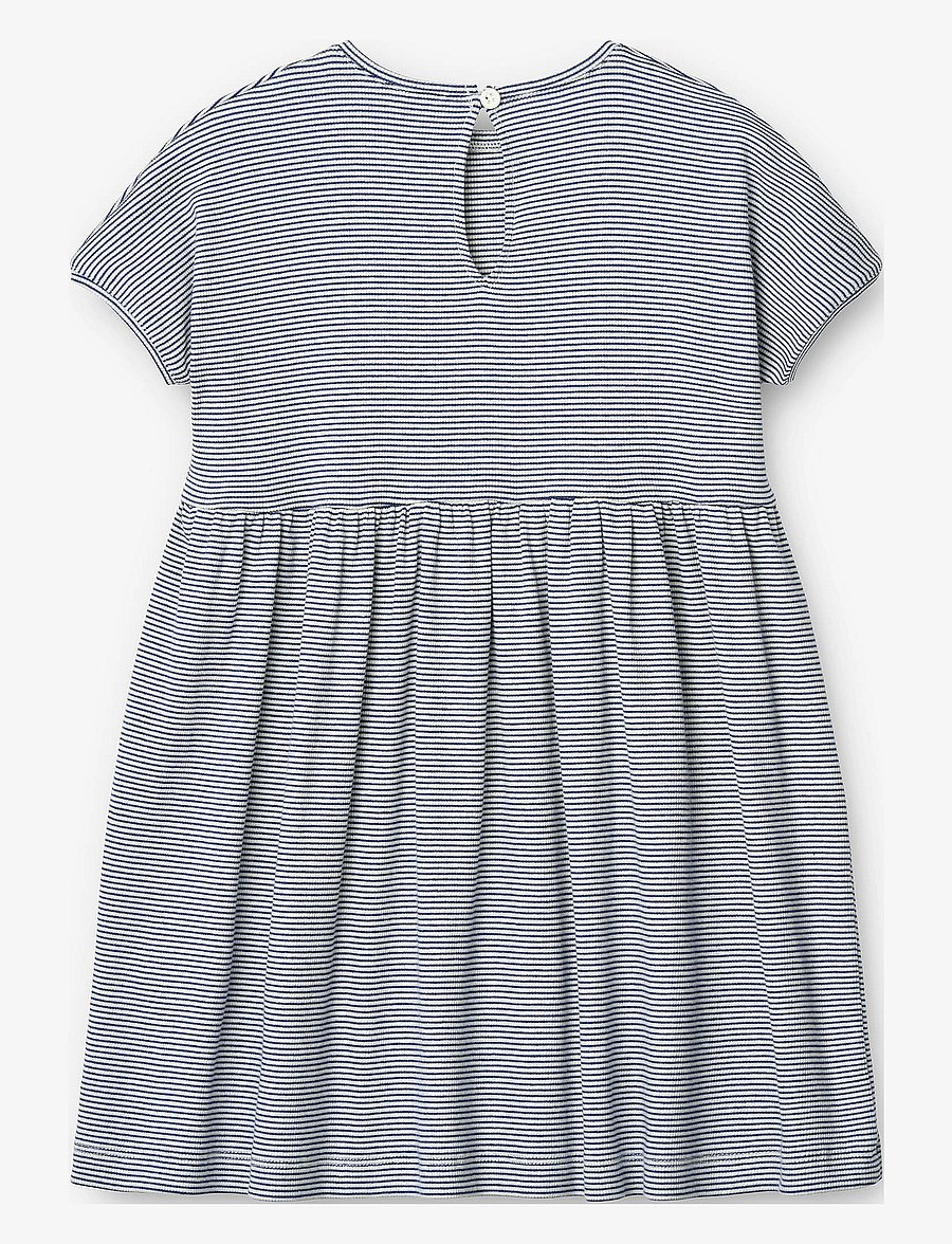 MarMar Copenhagen - Dioa - short-sleeved baby dresses - blue stripe - 2