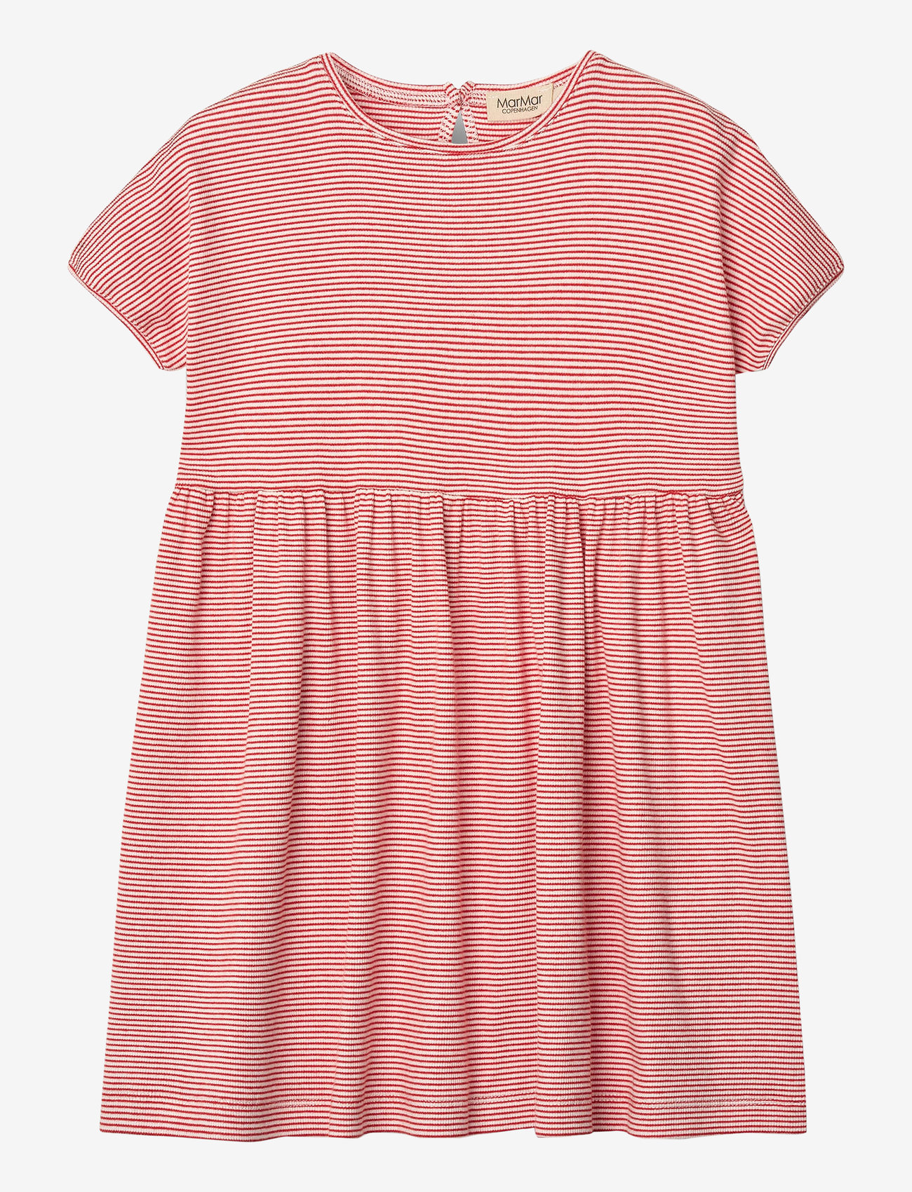 MarMar Copenhagen - Dioa - kurzärmelige freizeitkleider - red stripe - 0