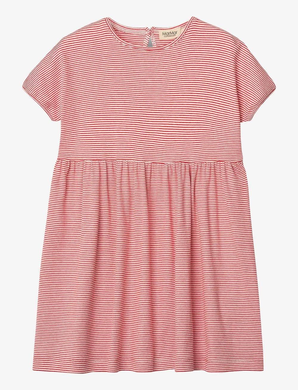 MarMar Copenhagen - Dioa - kortärmade babyklänningar - red stripe - 1