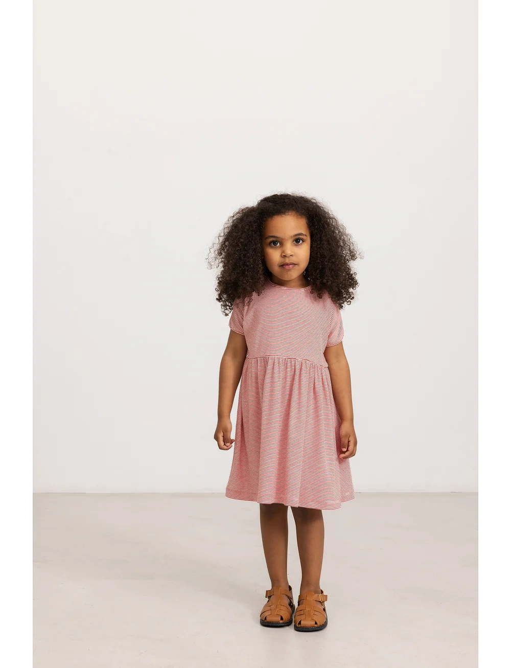 MarMar Copenhagen - Dioa - kortärmade babyklänningar - red stripe - 0