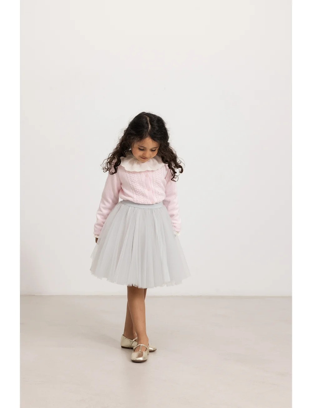 MarMar Copenhagen - Talla Frill - ar garām piedurknēm - cloud - 0