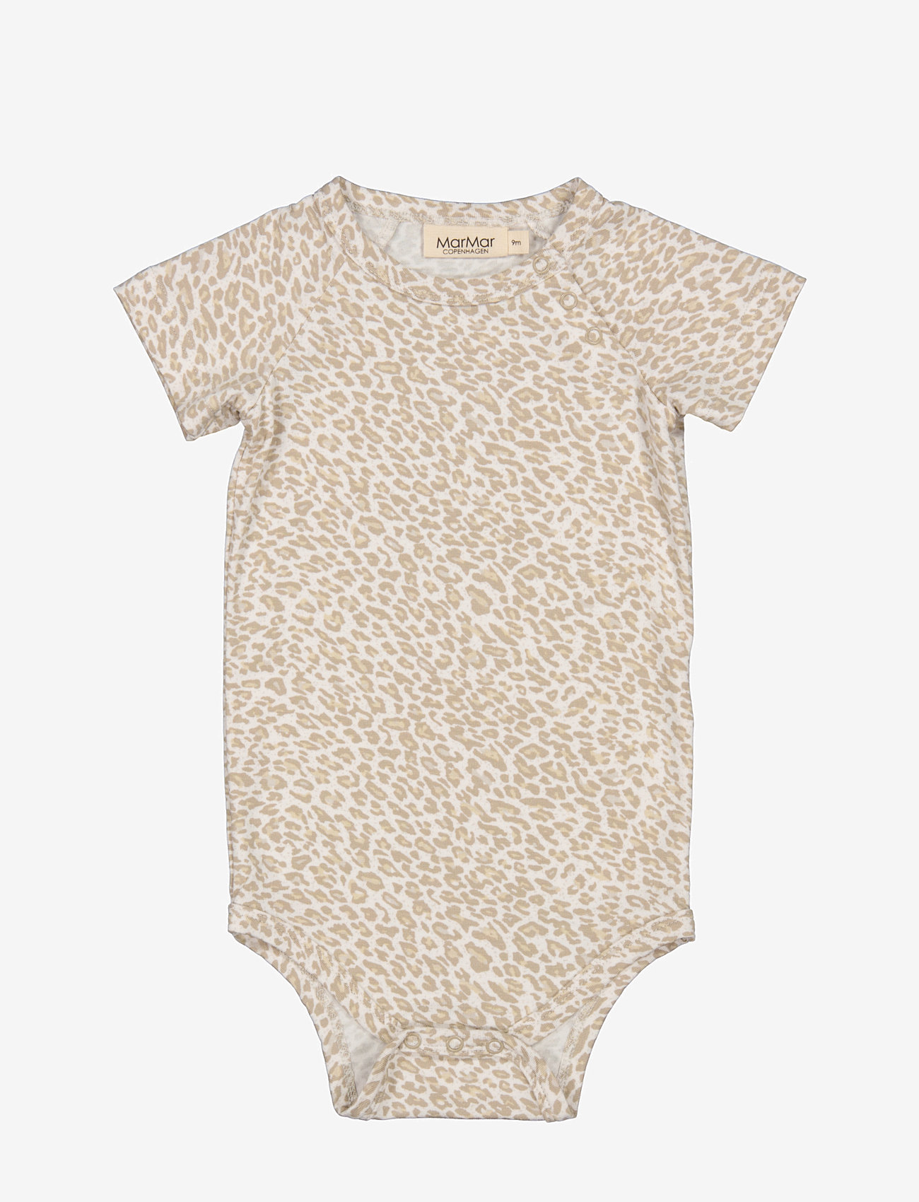 MarMar Copenhagen - Leo Body SS - lühikeste varrukatega - beige leo - 0