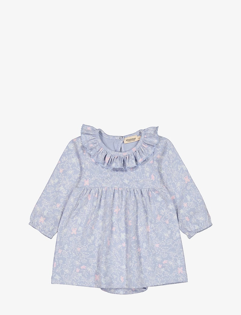 MarMar Copenhagen - Raya - pikkade varrukatega beebi kleidid - butterfly meadow - 1