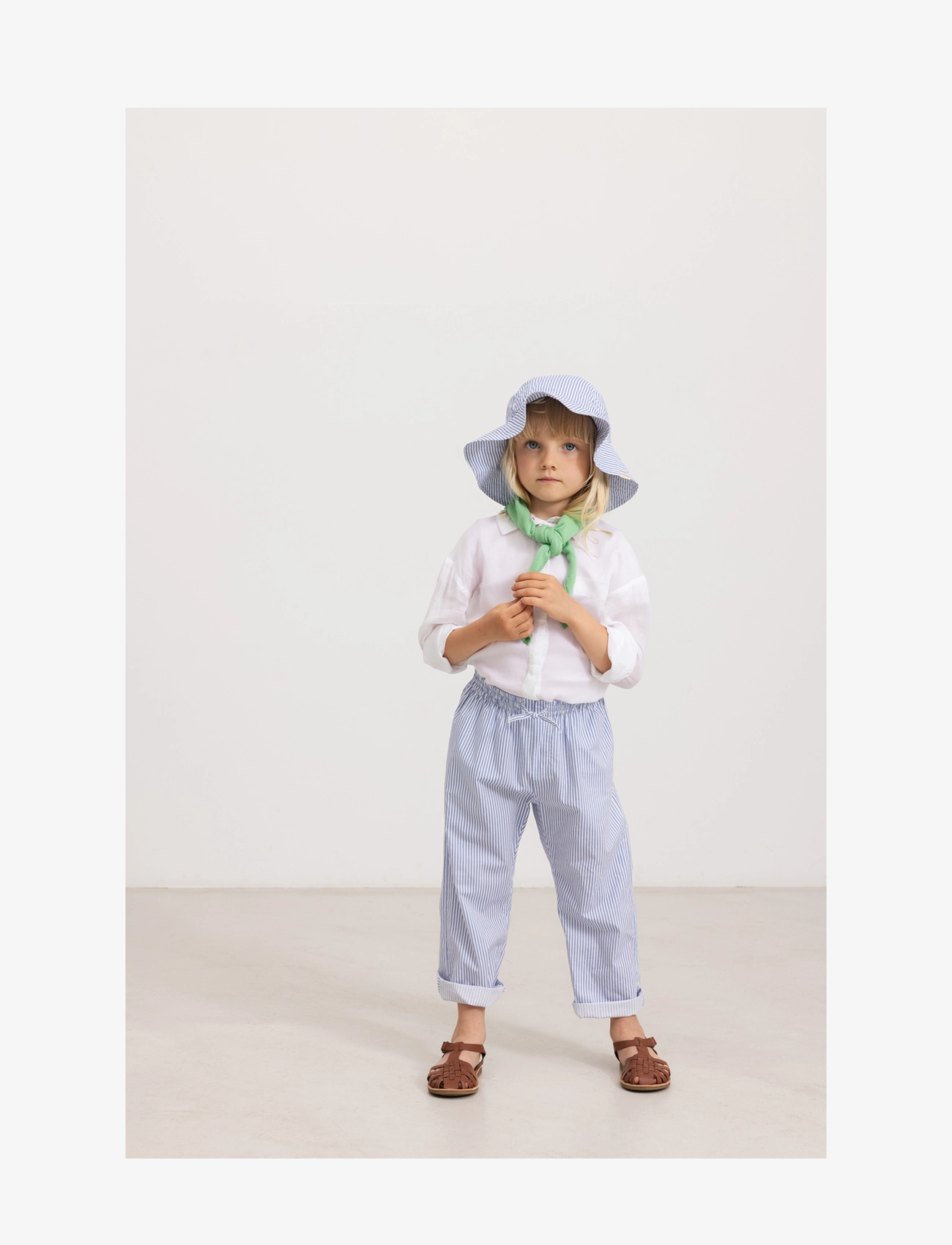 MarMar Copenhagen - Alba - baby hats - bolich blue strips - 2