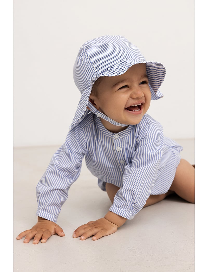 MarMar Copenhagen - Alba - babymössor - bolich blue strips - 0