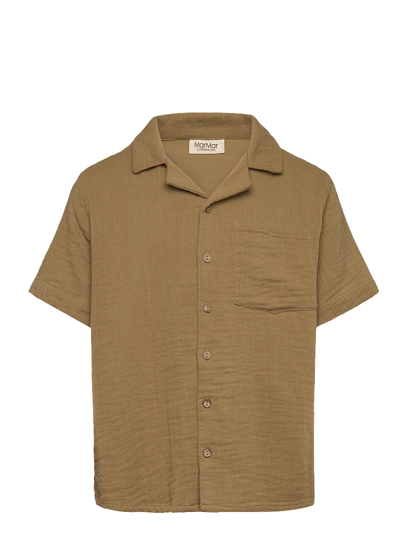 MarMar Copenhagen - Tage - lühikeste varrukatega särgid - dark dijon - 1