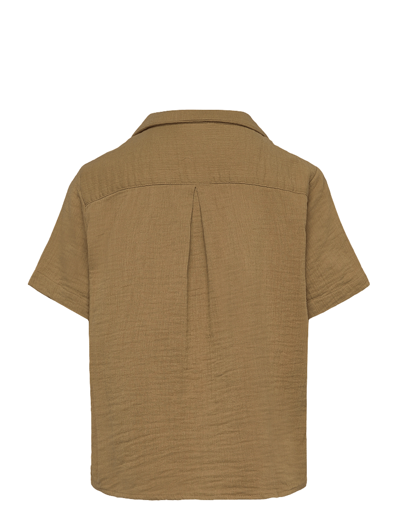 MarMar Copenhagen - Tage - lühikeste varrukatega särgid - dark dijon - 2