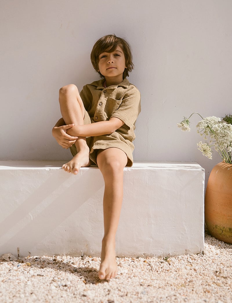 MarMar Copenhagen - Tage - lühikeste varrukatega särgid - dark dijon - 4