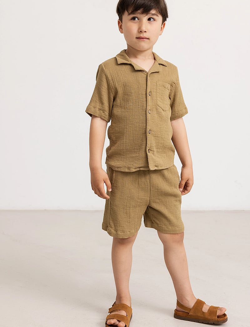 MarMar Copenhagen - Tage - lühikeste varrukatega särgid - dark dijon - 5