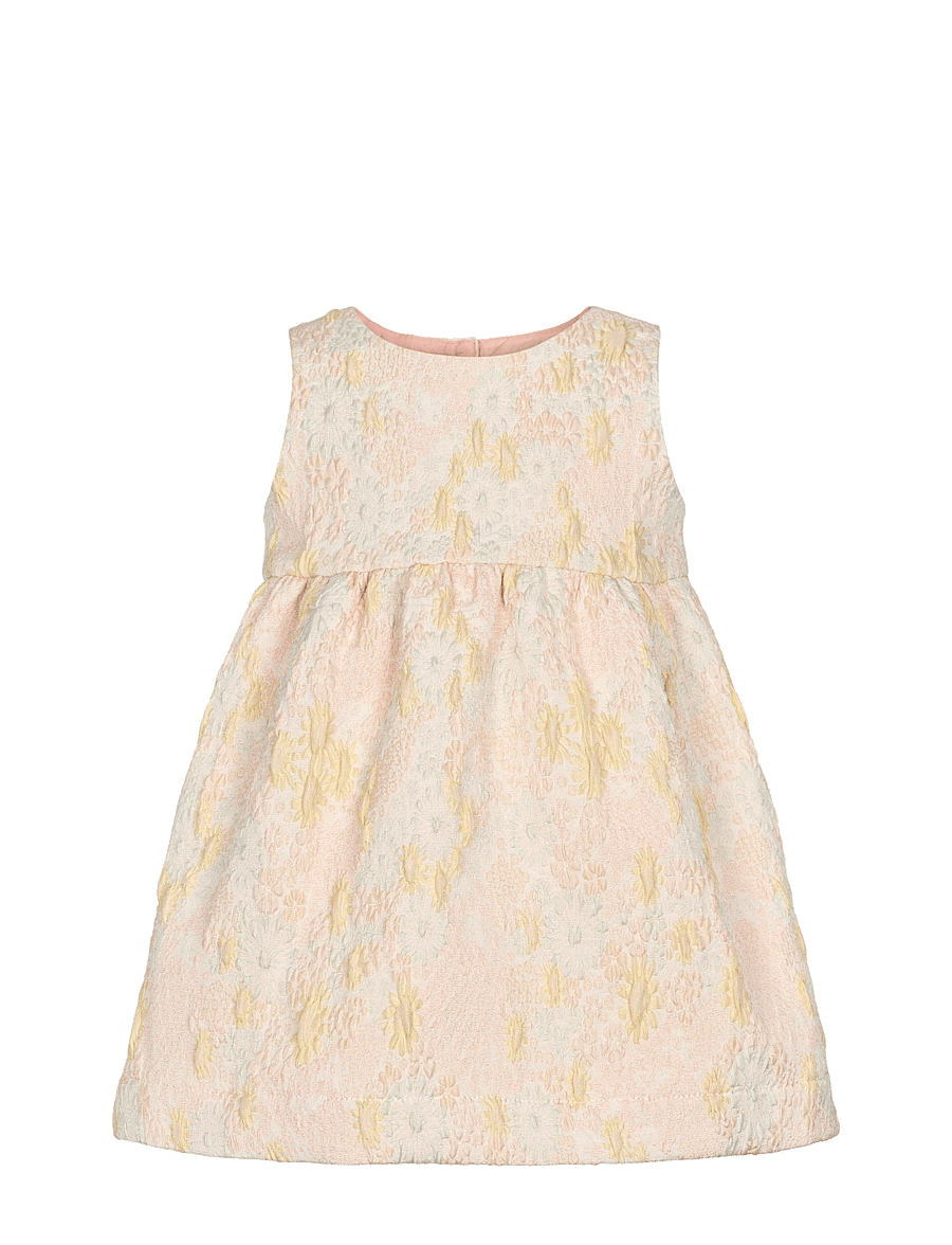 MarMar Copenhagen - Daelyna - Ärmlösa babyklänningar - limonade jacquard - 1