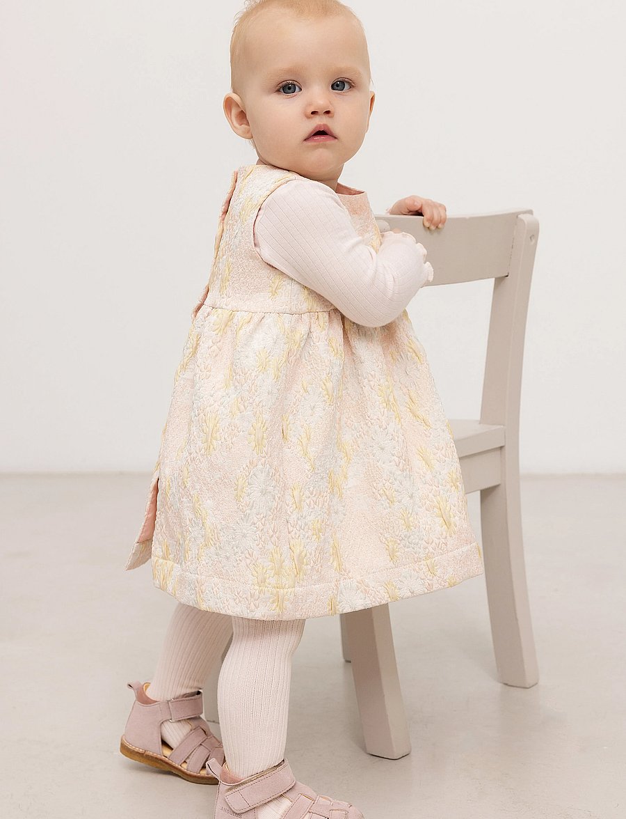 MarMar Copenhagen - Daelyna - Ärmlösa babyklänningar - limonade jacquard - 0