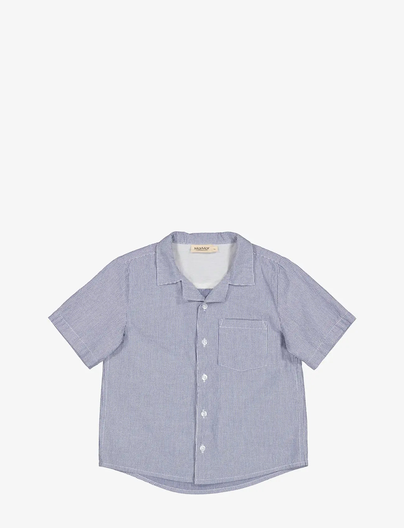 MarMar Copenhagen - Tage - lühikeste varrukatega särgid - navy stripe - 0