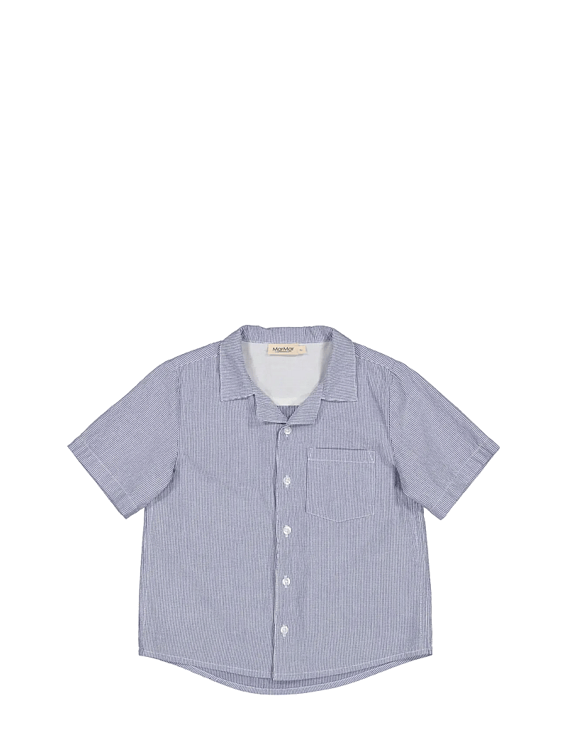 MarMar Copenhagen - Tage - kortærmede skjorter - navy stripe - 1