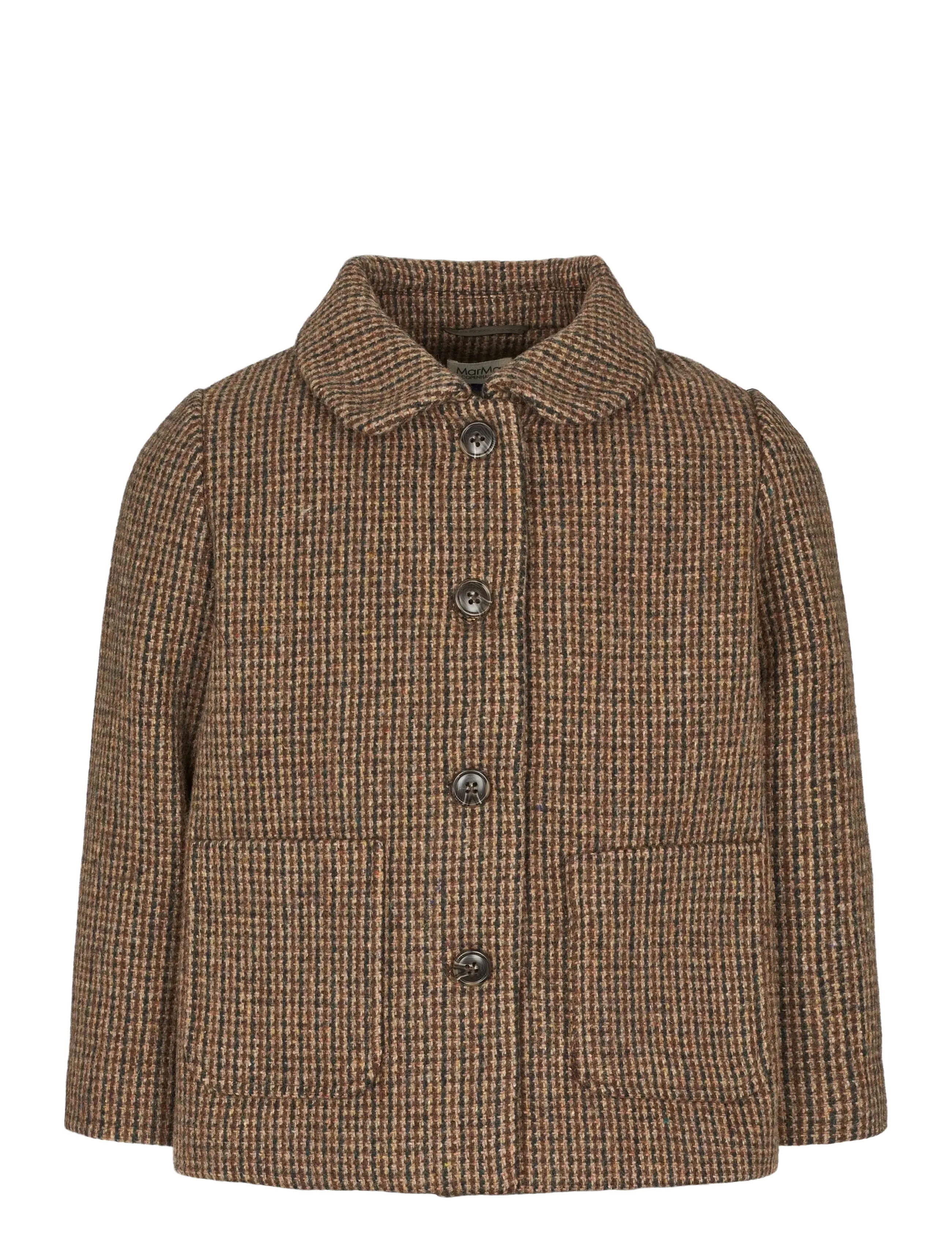 MarMar Copenhagen Oval Jacket - Overtøj - EARTHY CHECK / brown