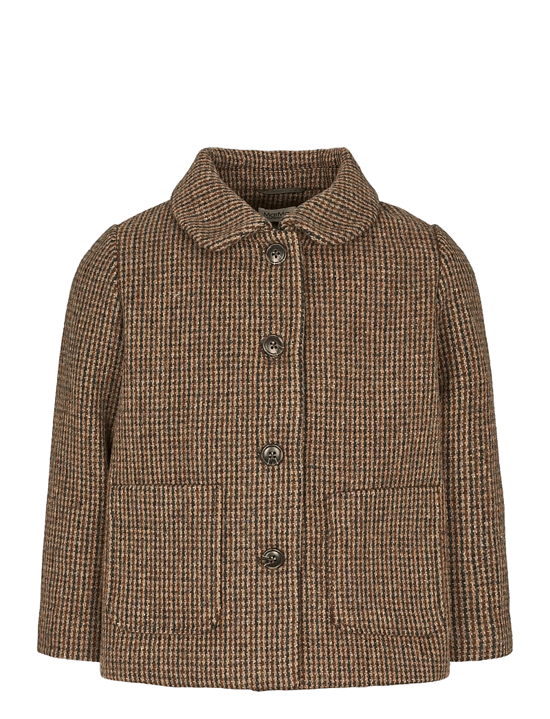 MarMar Copenhagen - Oval Jacket - tunna jackor - earthy check - 1