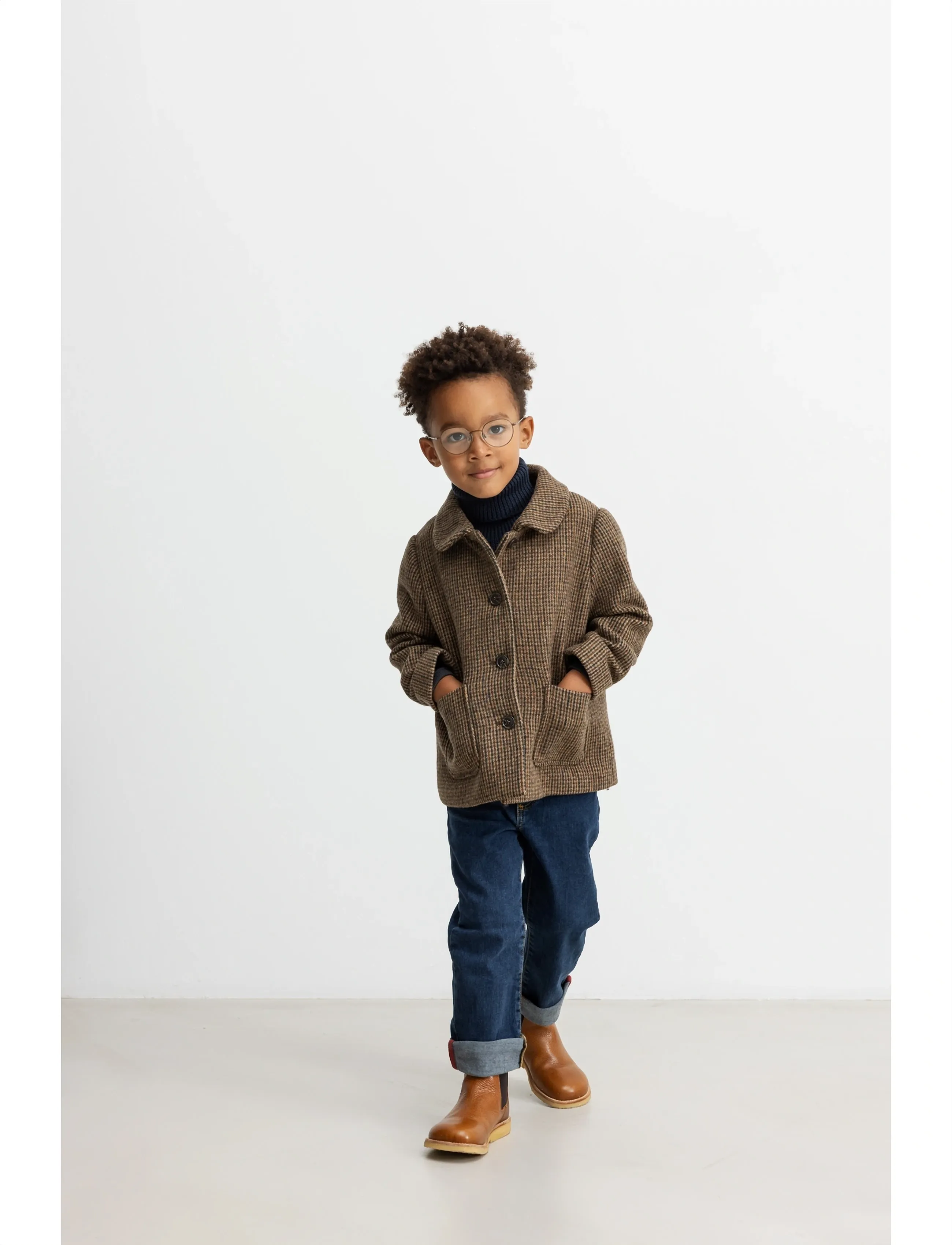 MarMar Copenhagen - Oval Jacket - earthy check - 4