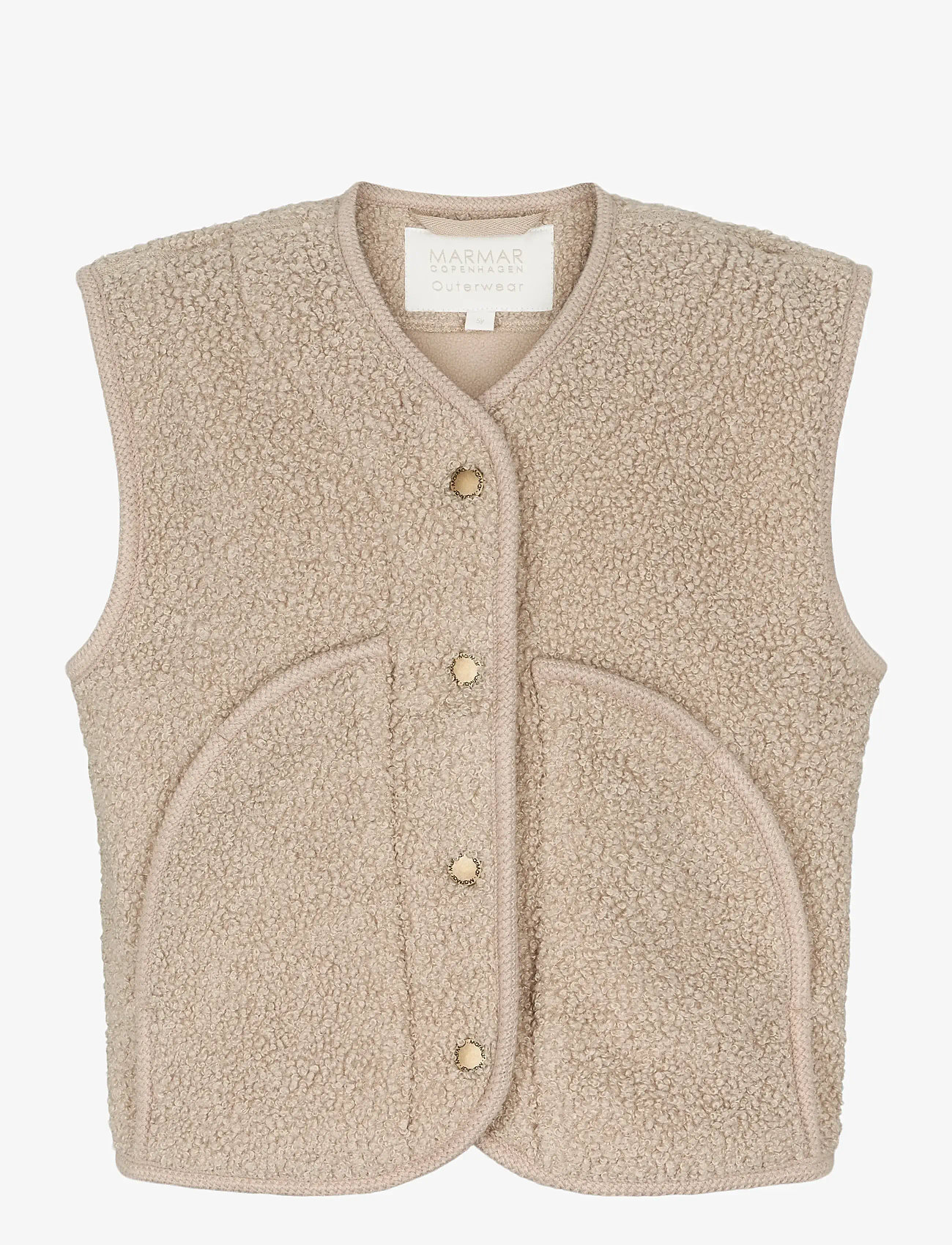 MarMar Copenhagen - Jolly Waistcoat - shoppa efter ålder - oyster grey - 1