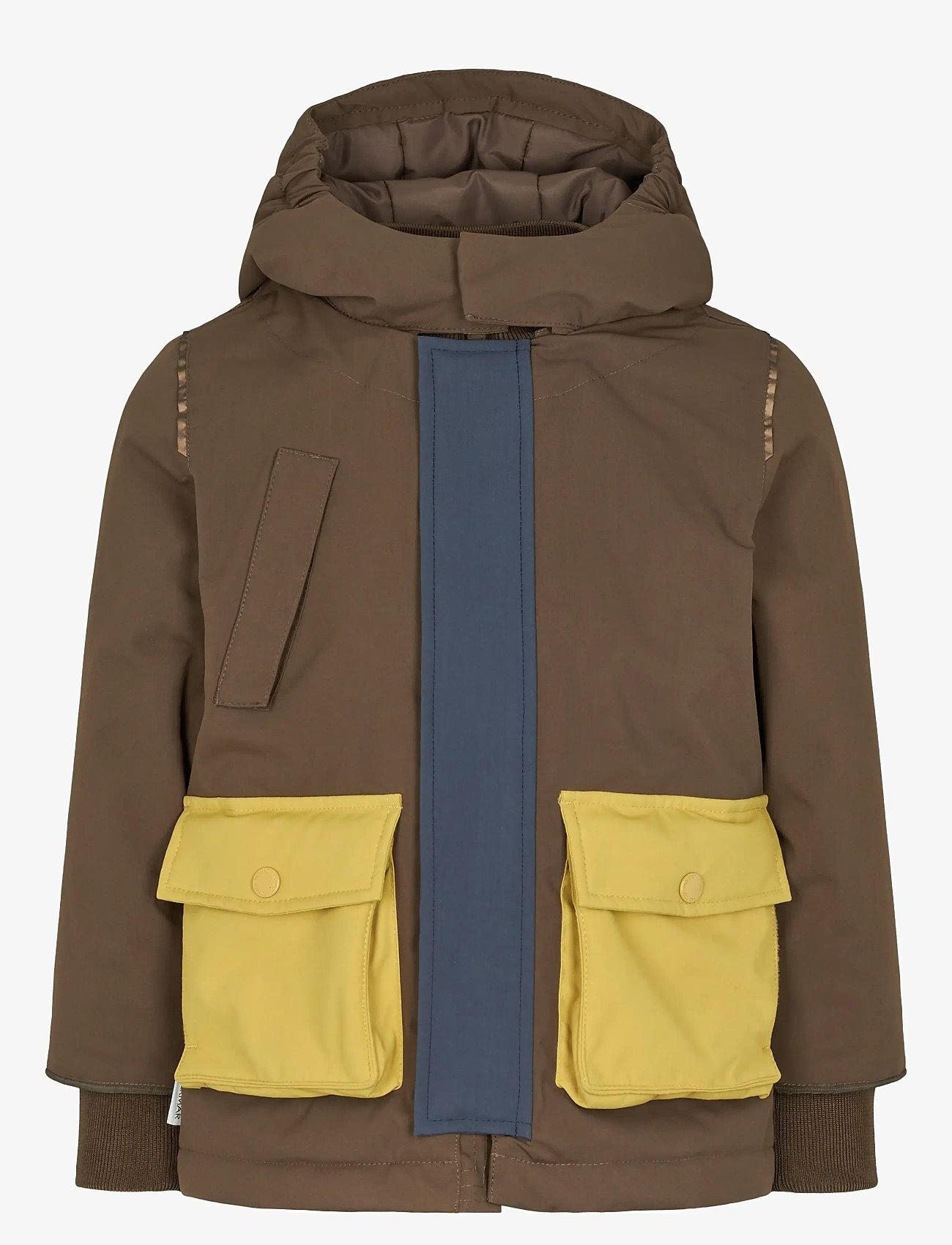 MarMar Copenhagen - Omas Jacket - puhvis ja polsterdatud - deep choco block - 1