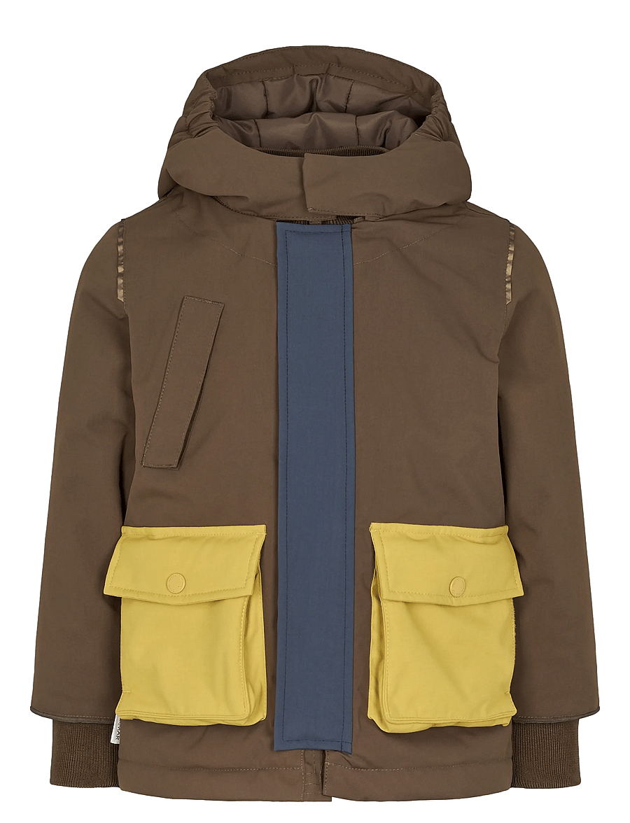 MarMar Copenhagen - Omas Jacket - veste rembourrée - deep choco block - 1
