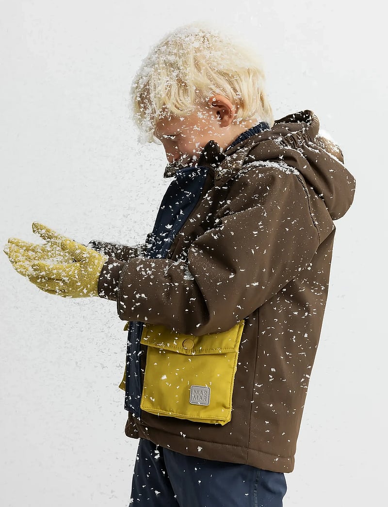 MarMar Copenhagen - Omas Jacket - puhvis ja polsterdatud - deep choco block - 0