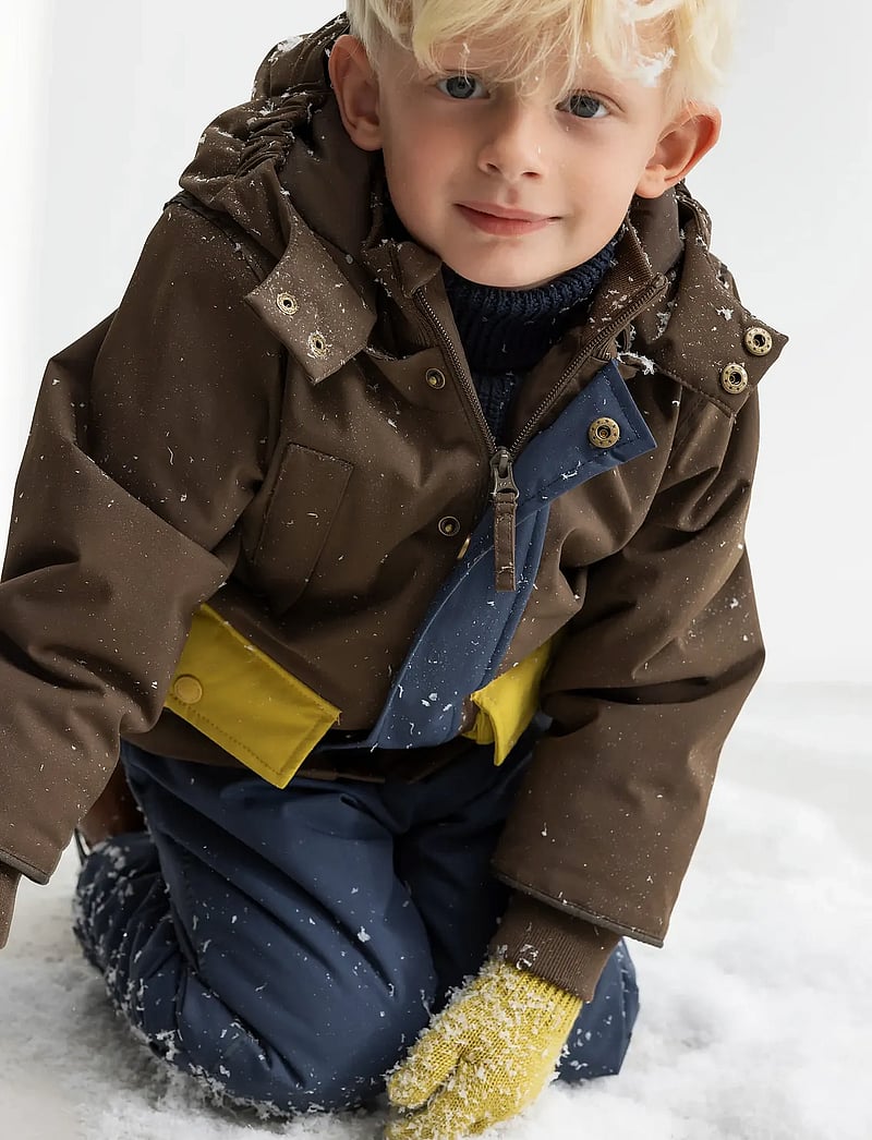 MarMar Copenhagen - Omas Jacket - puhvis ja polsterdatud - deep choco block - 4