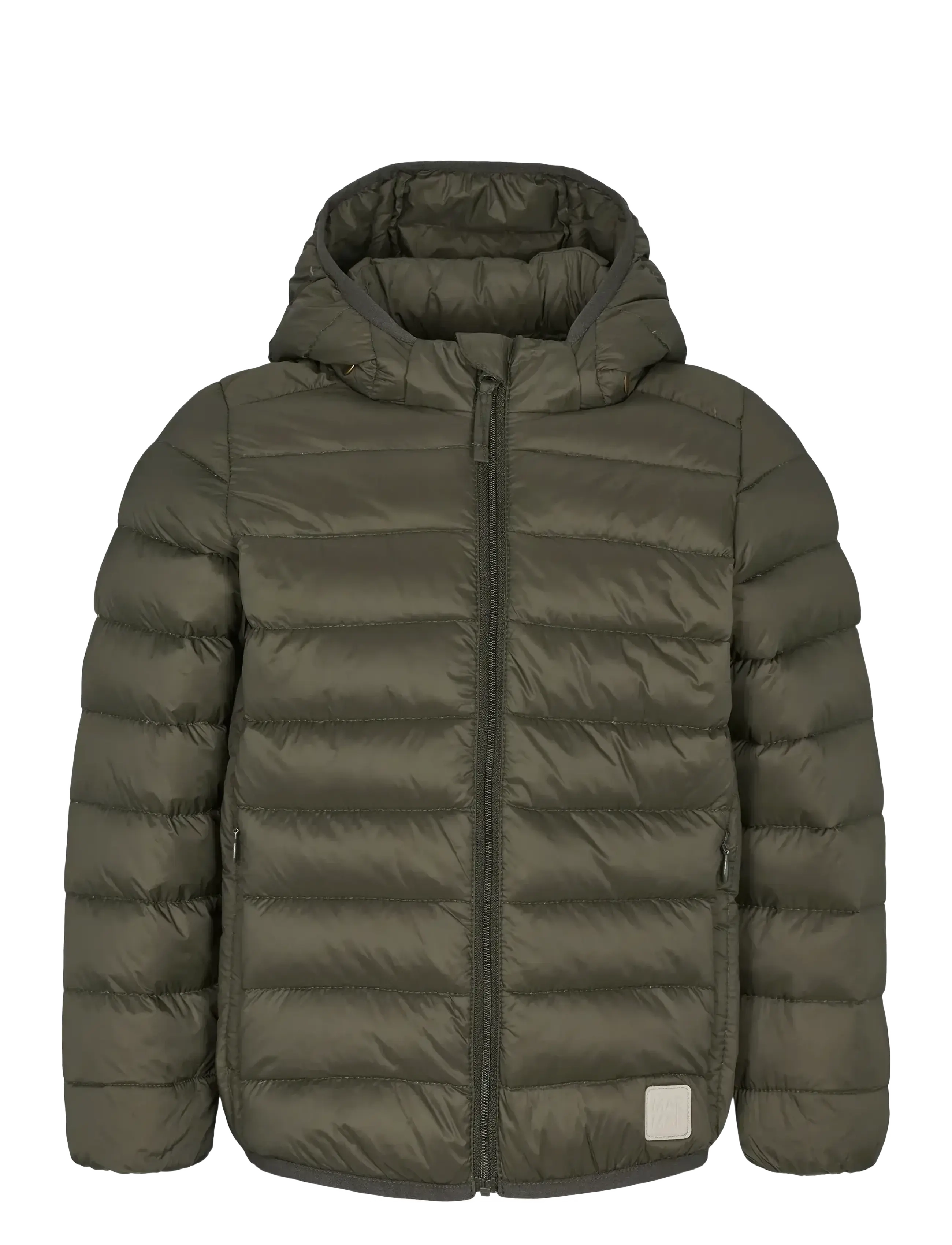 MarMar Copenhagen Owen Jacket, Børn, Pufferjakke Med Hætte, Grøn, Str: 80