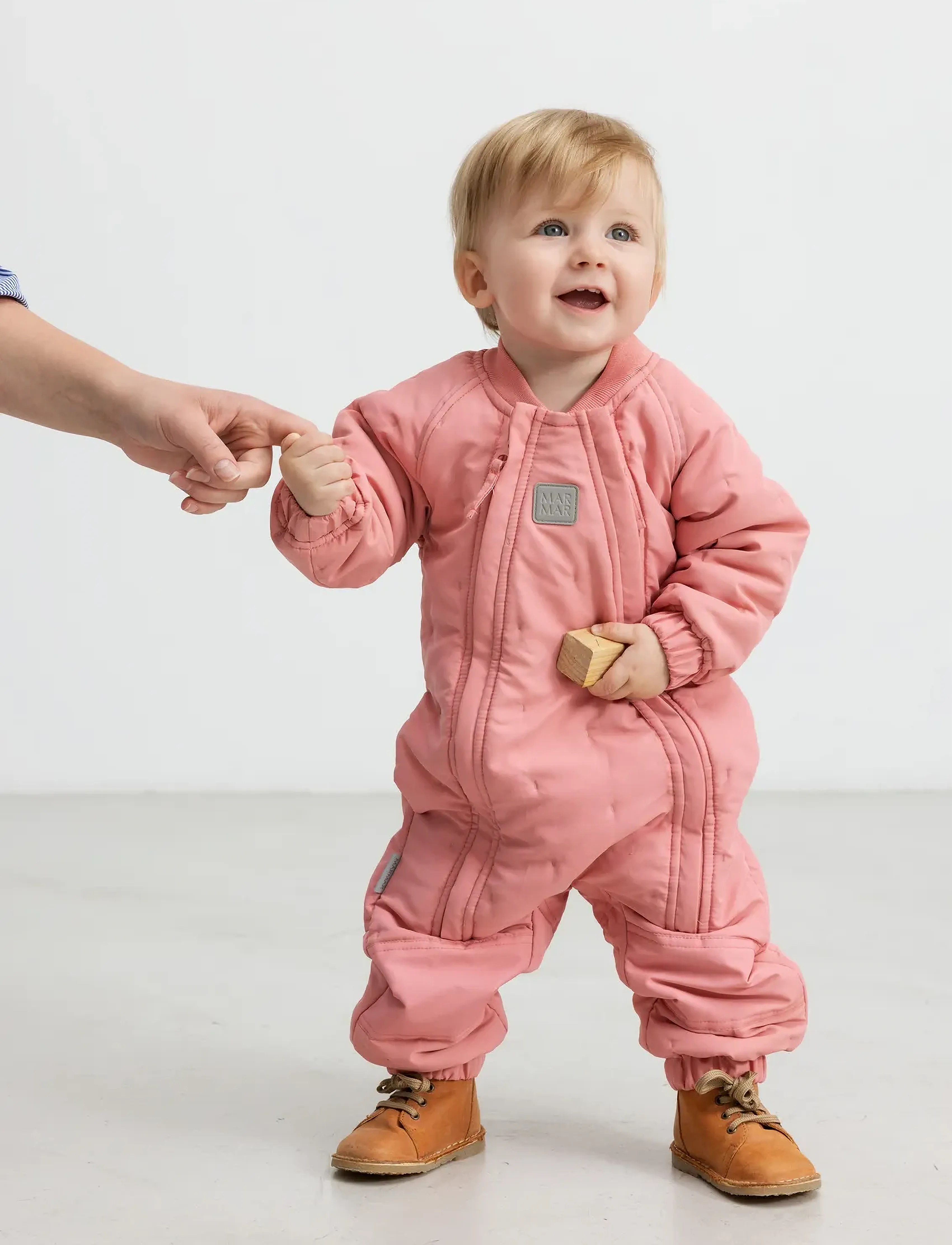 MarMar Copenhagen Ozai Suit, Børn, Polstret Flyverdragt, Pink, Str: 68