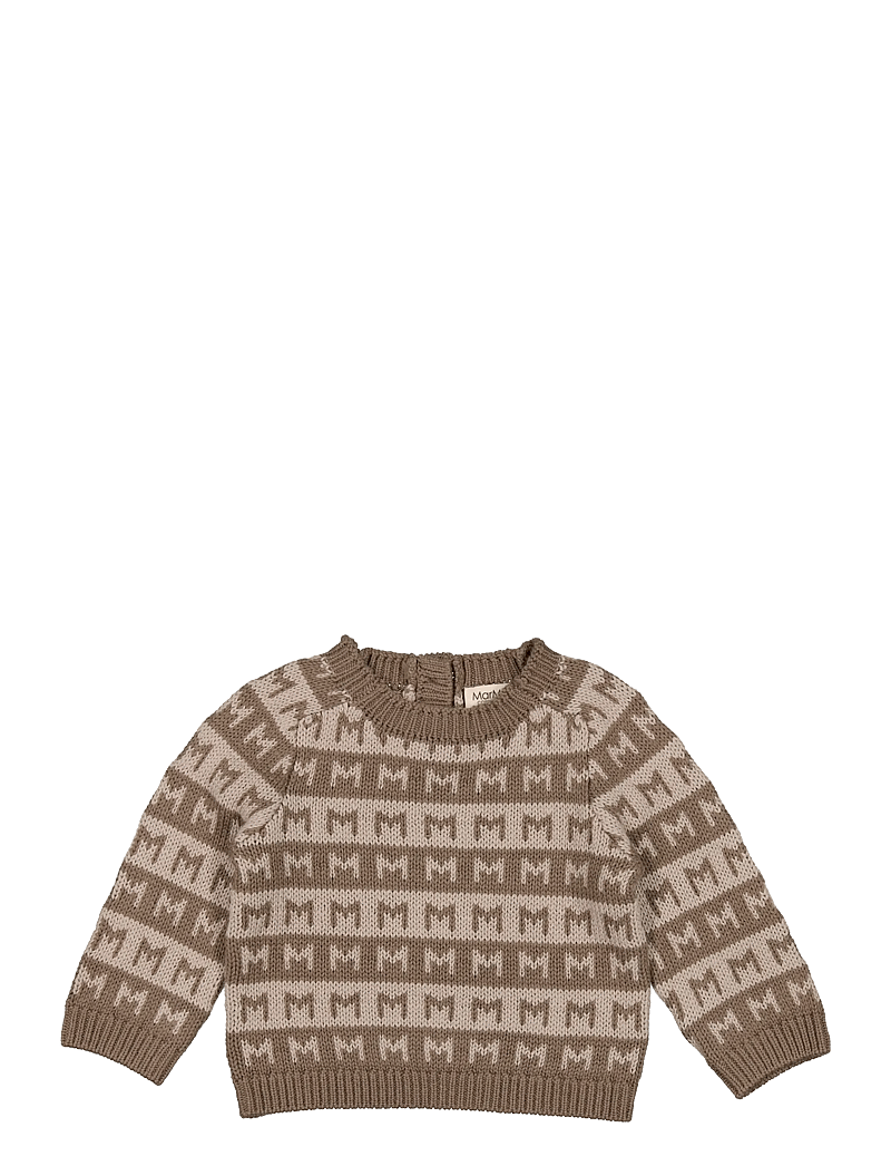 MarMar Copenhagen - Talmi B - stickade tröjor - terre stripe - 1