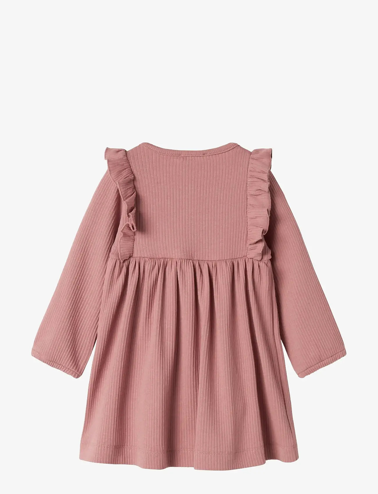 MarMar Copenhagen - Rosa Frill - langärmelige babykleider - rose parfait - 1