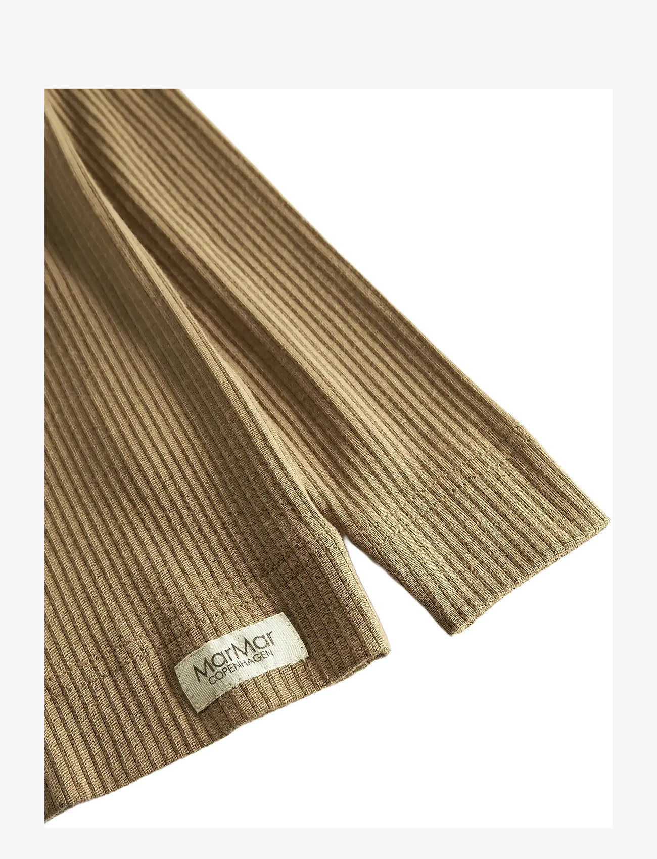 MarMar Copenhagen - Tee LS - långärmade t-shirts - dark bronze - 3