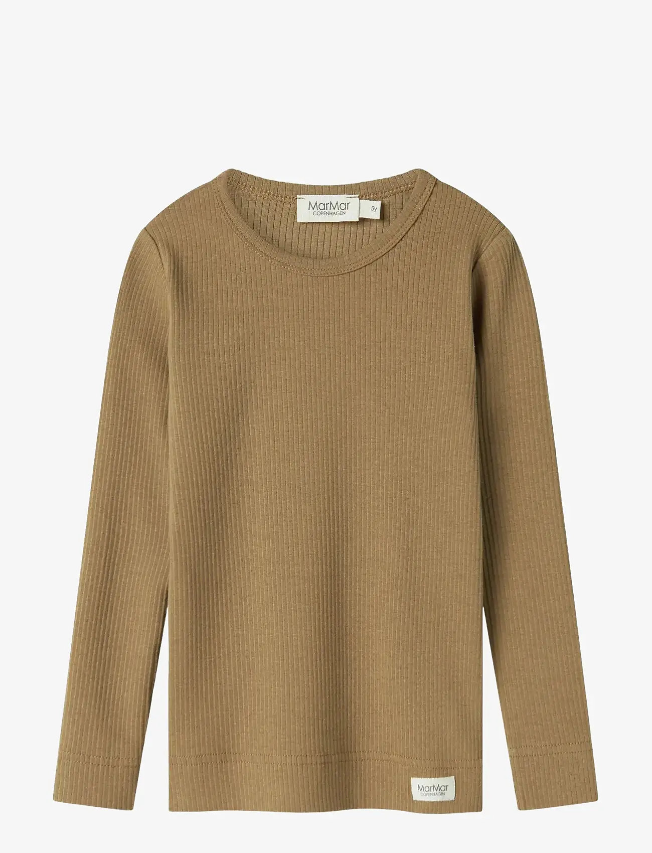 MarMar Copenhagen - Plain Tee LS - efterårstøj - dark bronze - 0
