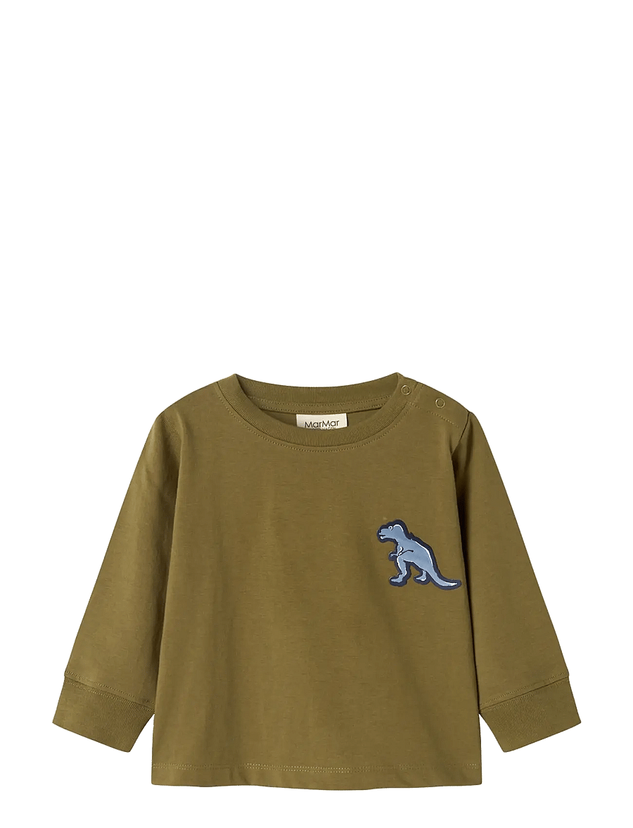 MarMar Copenhagen - Tad B LS - langärmelig - dino patch - 1