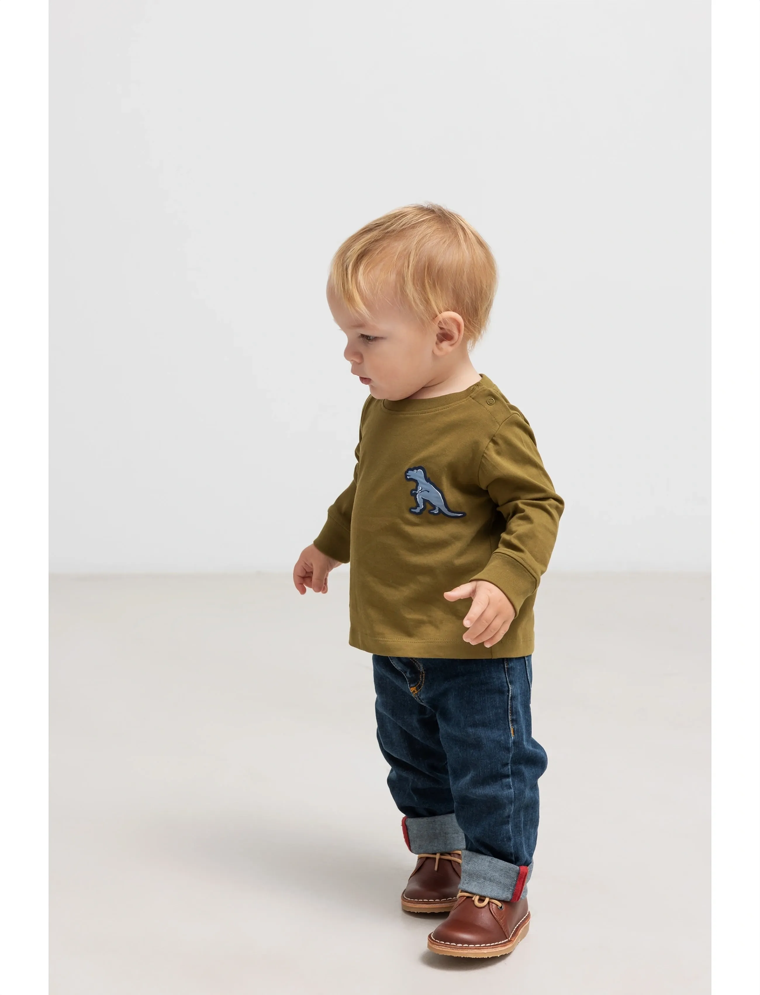MarMar Copenhagen Tad B LS - Överdelar - DINO PATCH / khaki/green