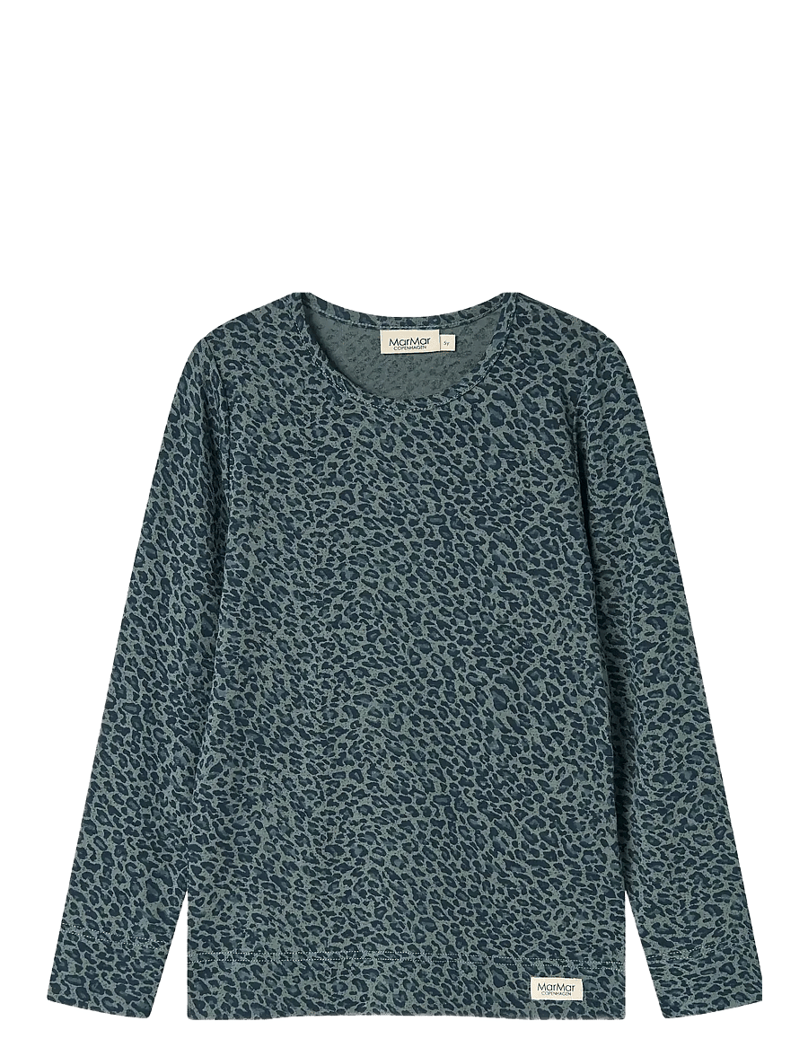 MarMar Copenhagen - Leo Tee - långärmade t-shirts - dusty green leo - 1