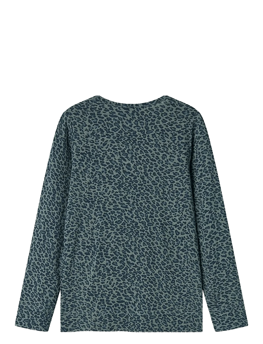 MarMar Copenhagen - Leo Tee - långärmade t-shirts - dusty green leo - 2
