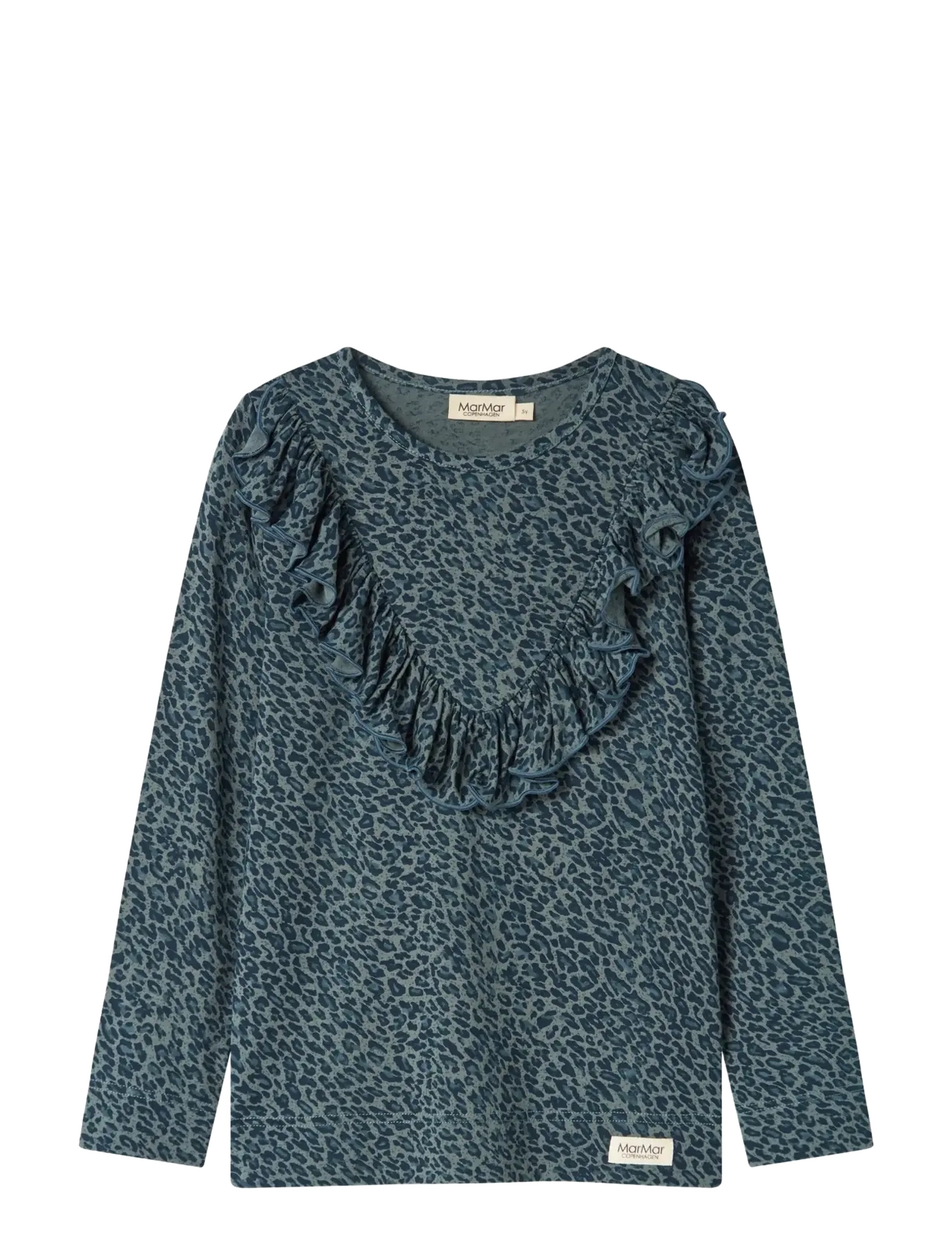 MarMar Copenhagen Leo Taren - Oberteile & T-Shirts - DUSTY GREEN LEO / green