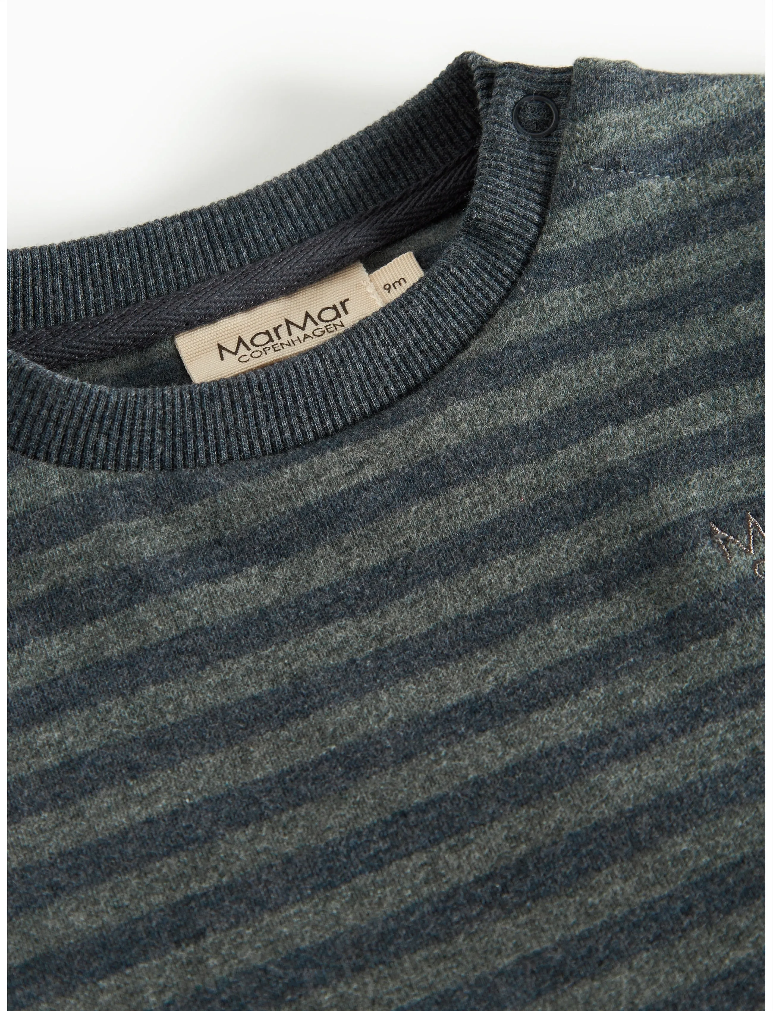 MarMar Copenhagen - Tammas B - sweatshirts - forest stripe mel. - 4