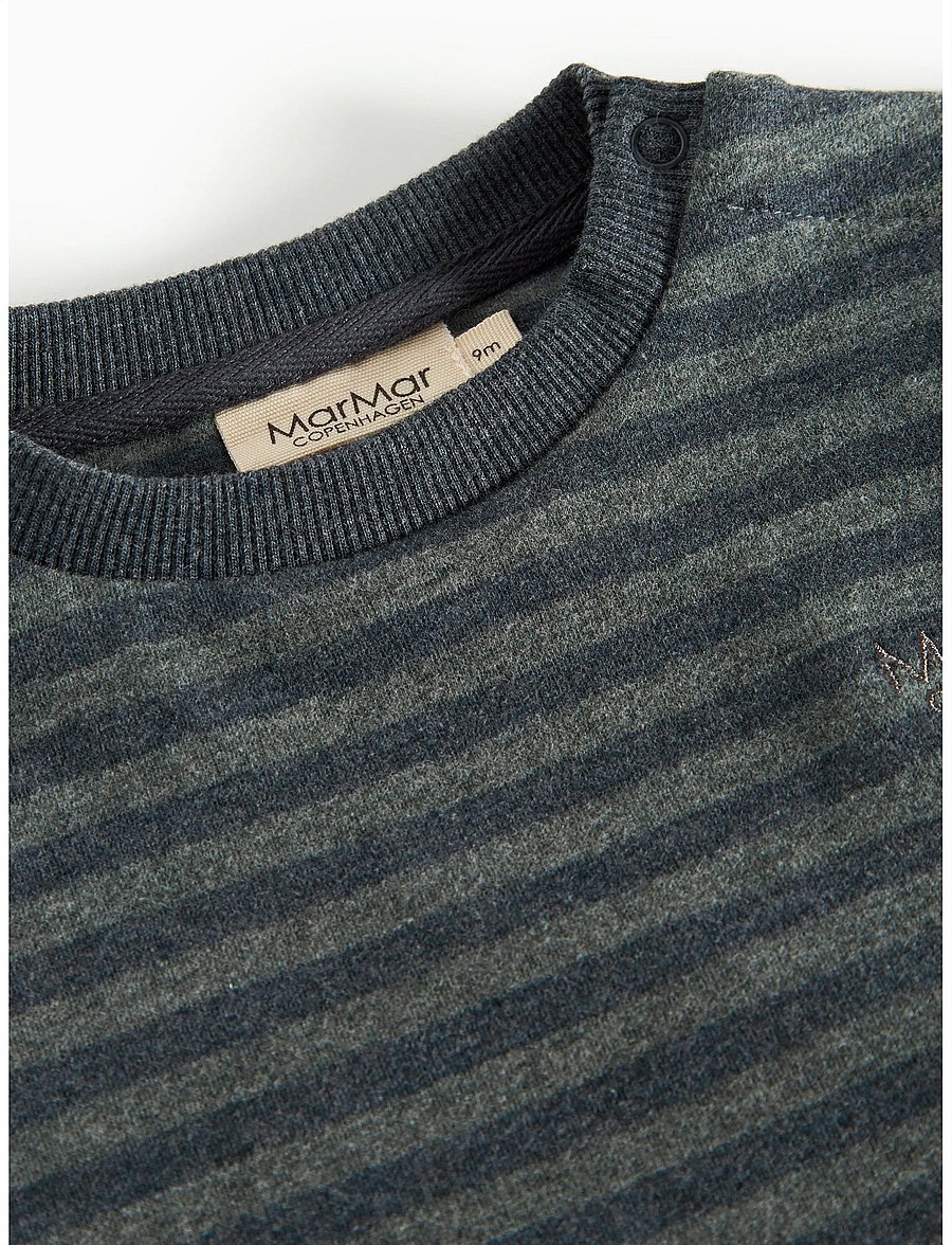 MarMar Copenhagen - Tammas B - dressipluusid - forest stripe mel. - 4