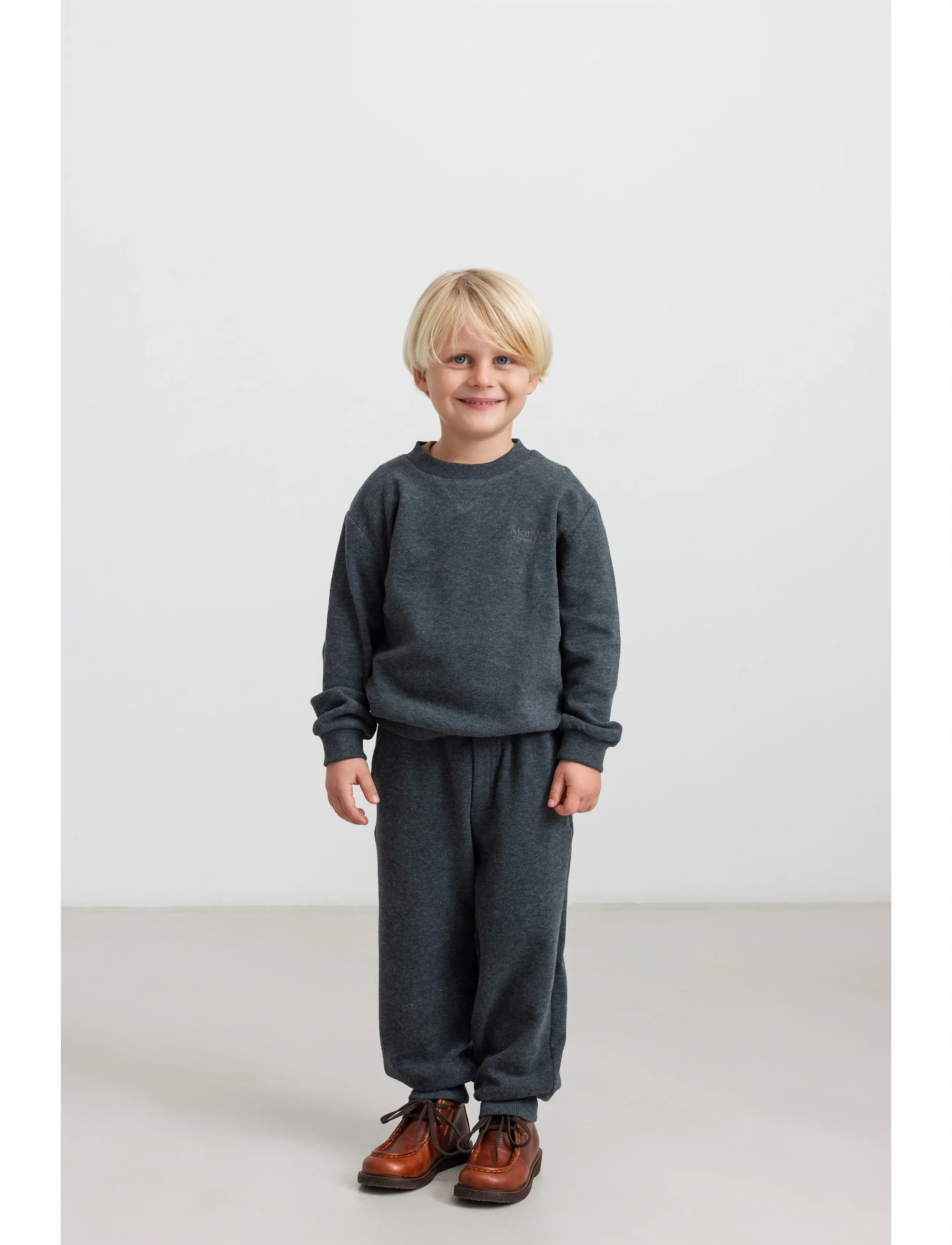 MarMar Copenhagen Pelon - Hosen - FOREST MEL. / grey