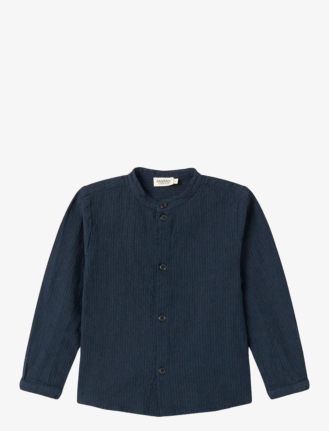 MarMar Copenhagen - Torben - long-sleeved shirts - dark blue stripe - 0
