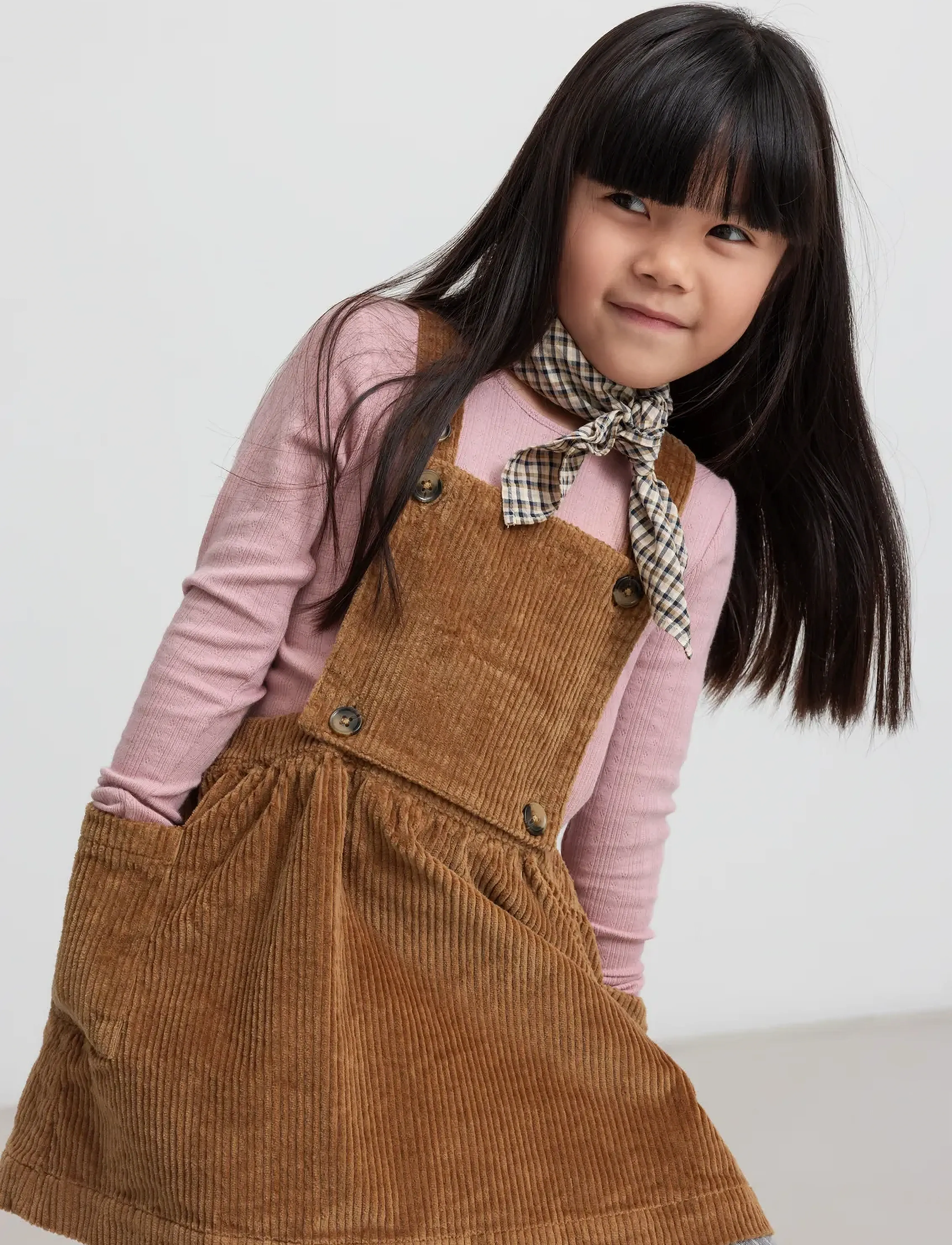MarMar Copenhagen Sibi, 116, Brown, Kjoler > Dungaree-Kjole, Børn
