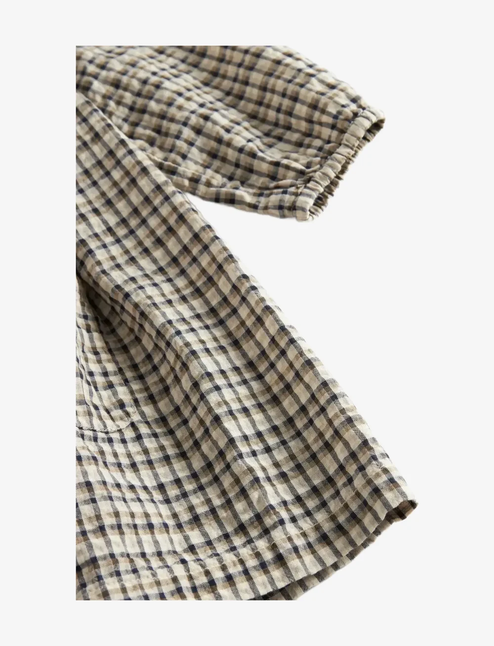 MarMar Copenhagen - Dulle - baby-kjoler med lange ermer - pilot navy check - 4